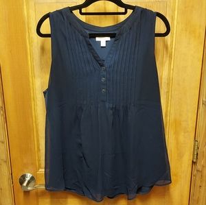 The Charter Club Navy Blouse